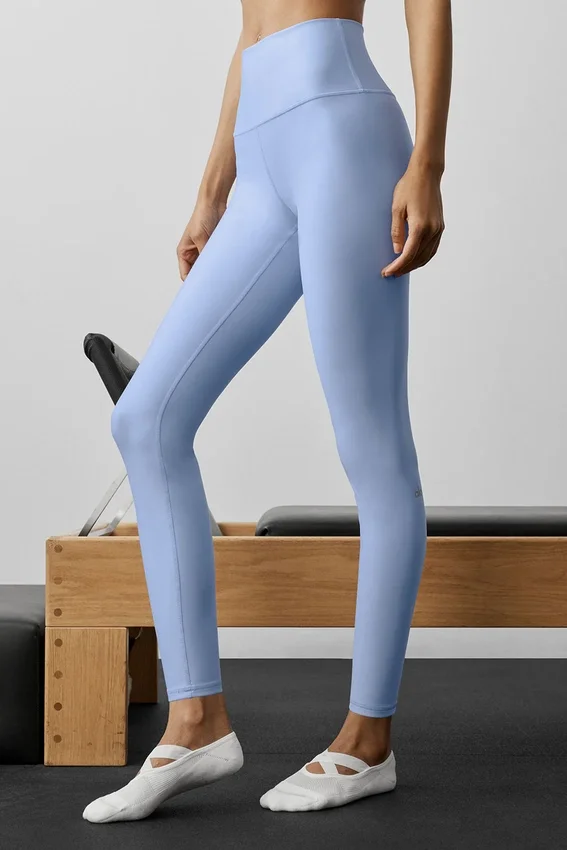 High-Waist Airlift Legging 7/8 - Azul Provenza claro