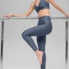 High-Waist Airlift Legging 7/8 - Bluestone