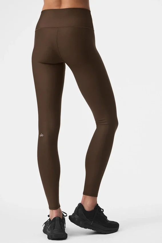 High-Waist Airlift Legging 7/8 - Espresso