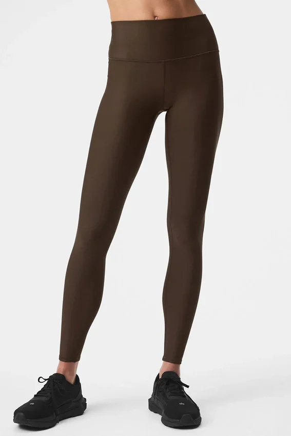 High-Waist Airlift Legging 7/8 - Espresso