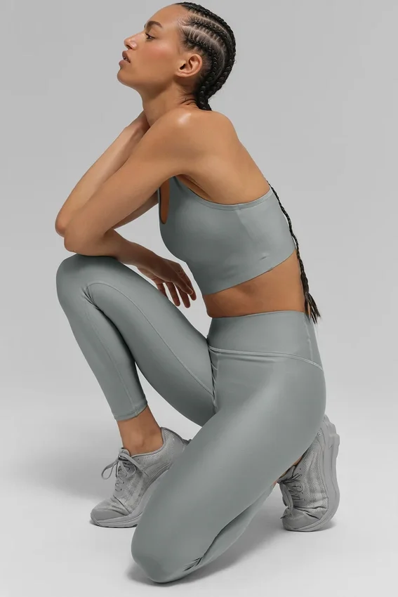 High-Waist Airlift Legging 7/8 - Gris Lunar