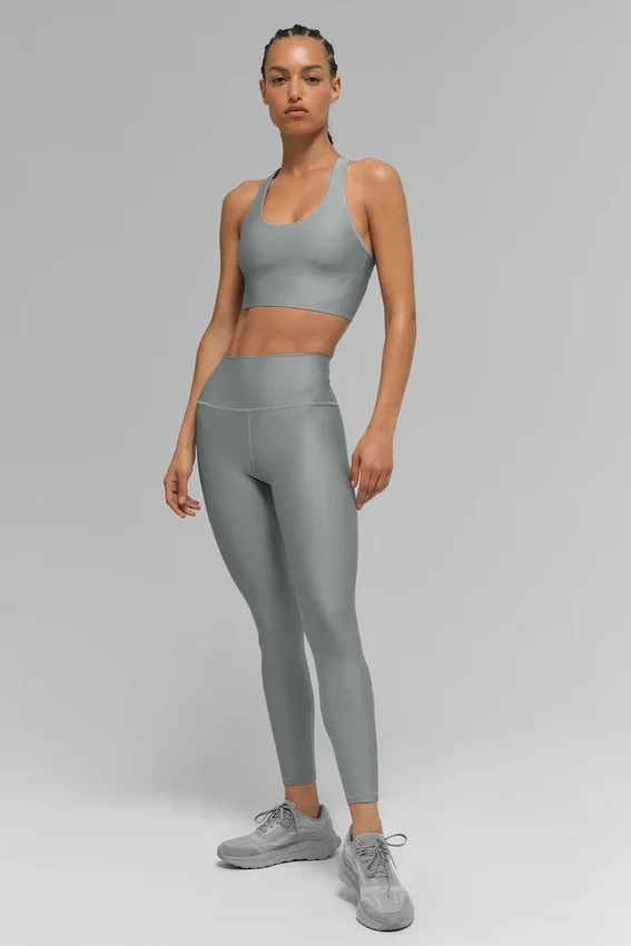 High-Waist Airlift Legging 7/8 - Gris Lunar