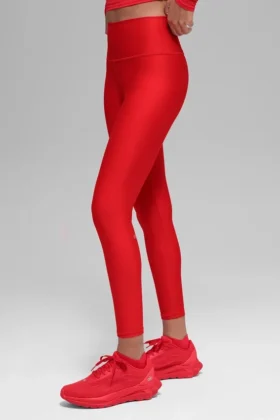 High-Waist Airlift Legging 7/8 - Rojo brillante