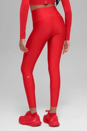 High-Waist Airlift Legging 7/8 – Rojo brillante