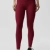 High-Waist Airlift Legging 7/8 - Rojo Romance de Verano