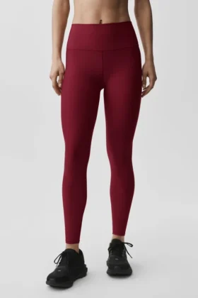 High-Waist Airlift Legging 7/8 - Rojo Romance de Verano