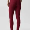 High-Waist Airlift Legging 7/8 - Rojo Romance de Verano