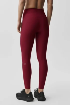 High-Waist Airlift Legging 7/8 – Rojo Romance de Verano