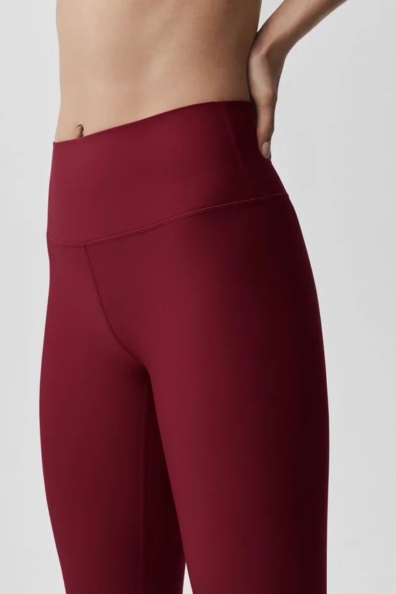 High-Waist Airlift Legging 7/8 - Rojo Romance de Verano