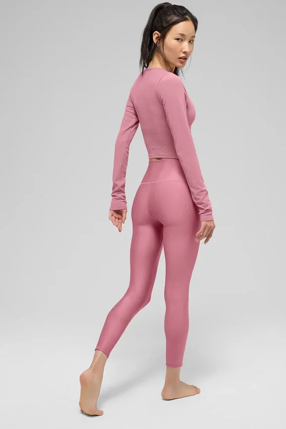 High-Waist Airlift Legging 7/8 - Rosa rosa silvestre