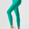 High-Waist Airlift Legging 7/8 - Spruce Green