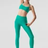 High-Waist Airlift Legging 7/8 - Spruce Green