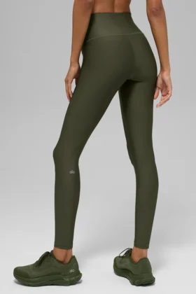 High-Waist Airlift Legging 7/8 – Verde oliva