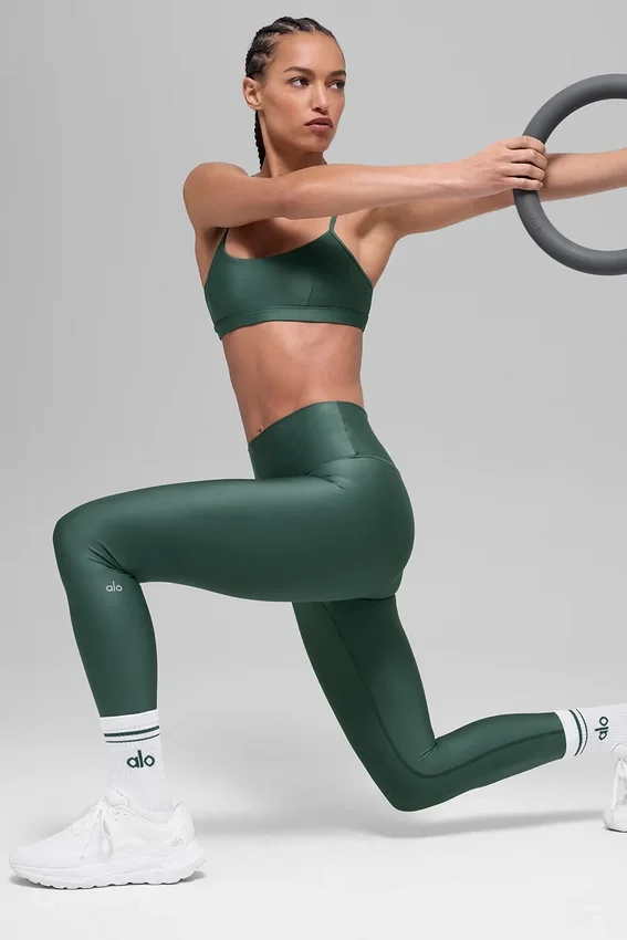 High-Waist Airlift Legging 7/8 - Verde trébol