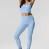 High-Waist Airlift Legging - Azul concha