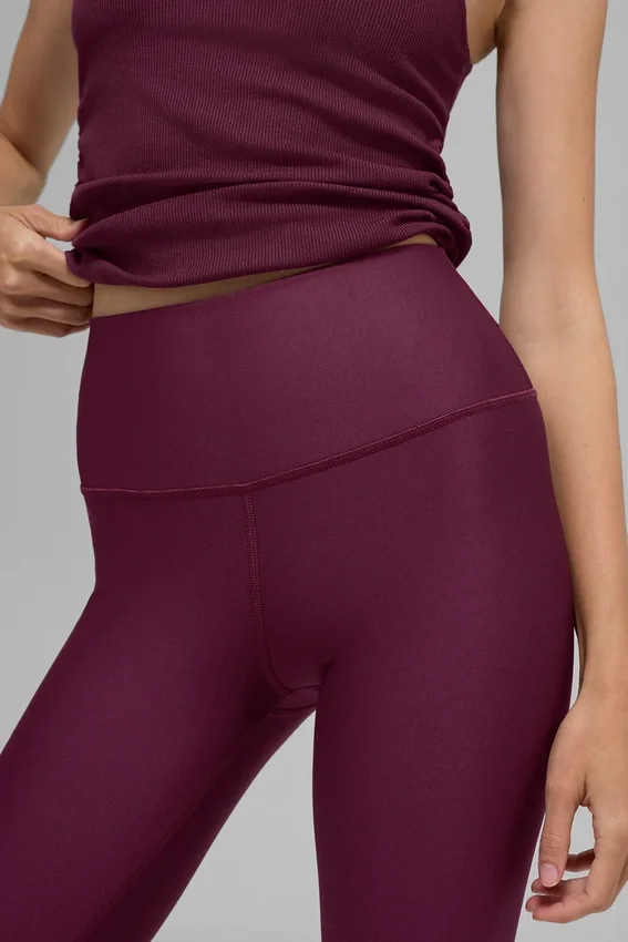 High-Waist Airlift Legging - Burdeos
