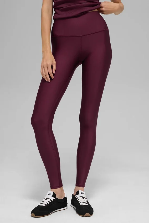 High-Waist Airlift Legging - Burdeos