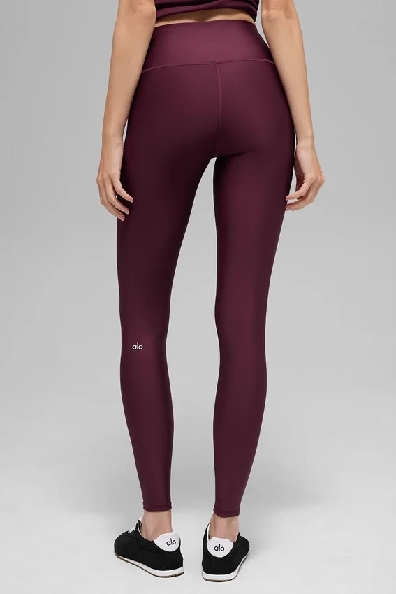 High-Waist Airlift Legging - Burdeos