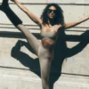 High-Waist Airlift Legging - Cacao claro