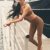High-Waist Airlift Legging - Marrón bronceado