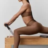 High-Waist Airlift Legging - Marrón bronceado