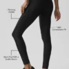 High-Waist Airlift Legging - Negro