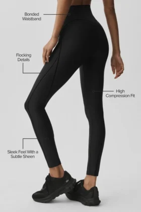 High-Waist Airlift Legging – Negro