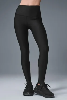 High-Waist Airlift Legging – Negro