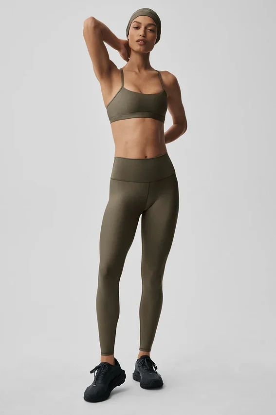 High-Waist Airlift Legging - Olivo