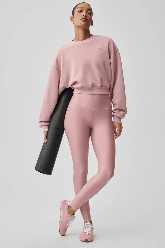 High-Waist Airlift Legging - Rosa vintage