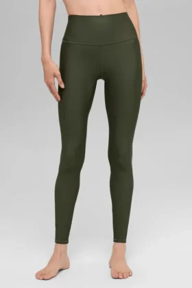 High-Waist Airlift Legging - Verde oliva