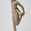 High-Waist Airlift Leggings - Gravel
