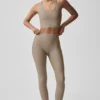 High-Waist Airlift Leggings - Gravel