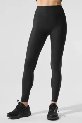 High-Waist Airlift Leggings - Negro