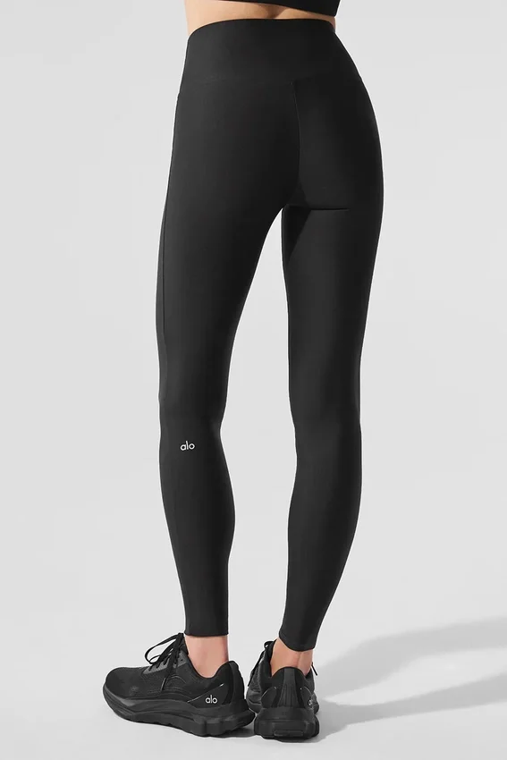 High-Waist Airlift Leggings - Negro