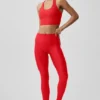 High-Waist Airlift Leggings - Rojo brillante