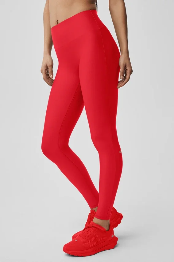 High-Waist Airlift Leggings - Rojo brillante