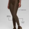 High-Waist Airlift Leggings «Suit Up» - Espresso