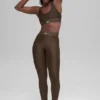 High-Waist Airlift Leggings «Suit Up» - Espresso