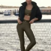 High-Waist Airlift Leggings «Suit Up» - Árbol de olivo/Árbol de olivo