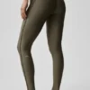 High-Waist Airlift Leggings «Suit Up» - Árbol de olivo/Árbol de olivo