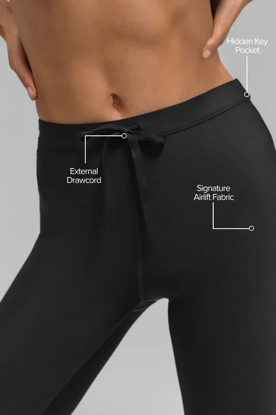High-Waist Airlift Light Speed Leggings - Negro