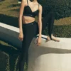 High-Waist Airlift Love Language Leggings - Negro