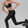High-Waist Airlift Love Language Leggings - Negro