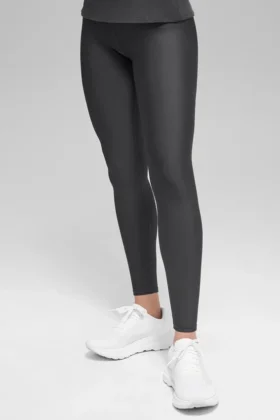 High-Waist Airlift Winter Warm Leggings - Antracita