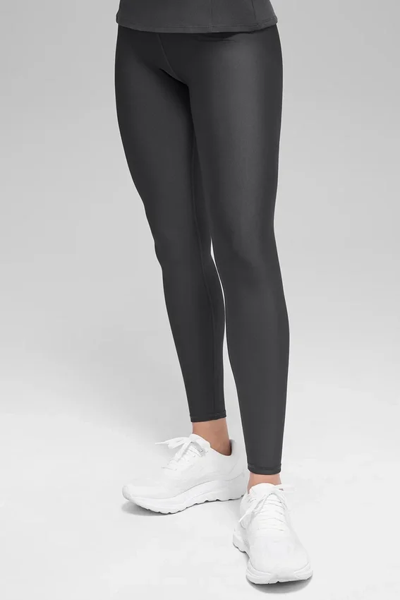 High-Waist Airlift Winter Warm Leggings - Antracita