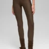 High-Waist Airlift Winter Warm Leggings - Espresso