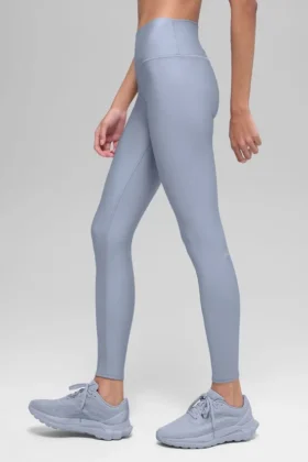 High-Waist Airlift Winter Warm Leggings – Winter Frost