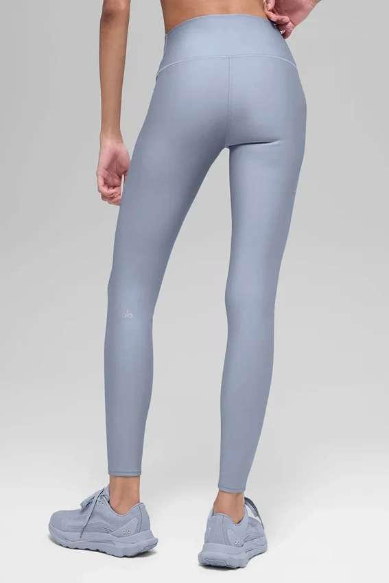 High-Waist Airlift Winter Warm Leggings - Winter Frost