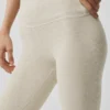High-Waist Alosoft 7/8 Highlight Legging - Gris avena jaspeado